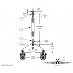 I-String Assembly - Tangent Suspension, Twin-Bundle Conductor, 50K